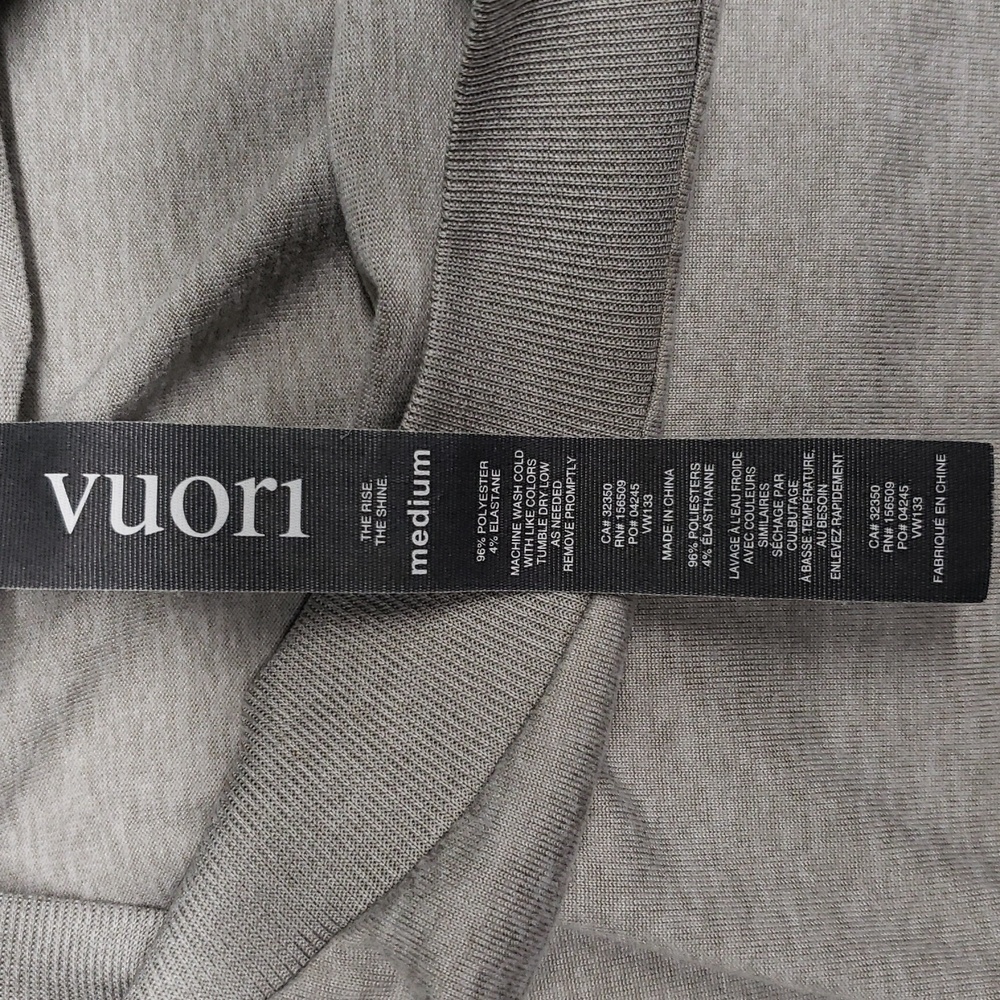 Vuori Women's Daydream Crew Eucalyptus Heather Grey Women's Size Medium - Picture 4 of 8